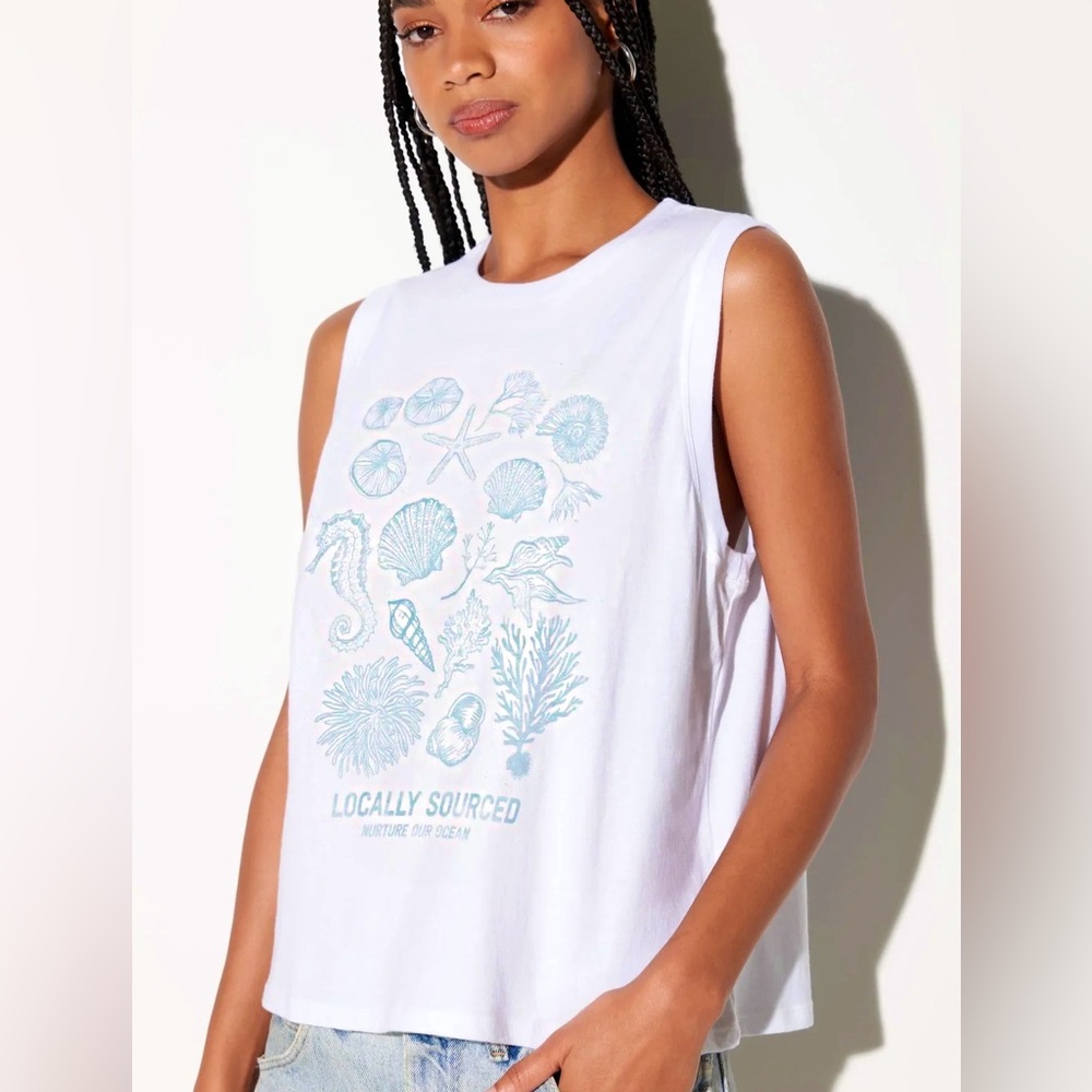NWT Spiritual Gangster Nurture Bowery Tank Locally Sourced Tee